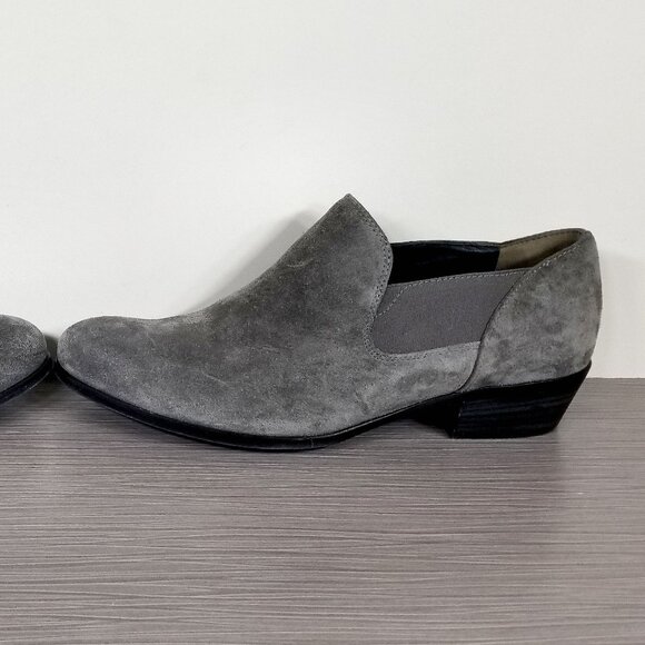Paul Green Faith Slip On Ankle Booties, Gray Suede, Womens Size 7 M - Picture 8 of 12